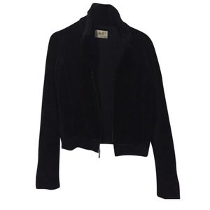 Juicy Couture Quilted Velour Zip-Up Jacket